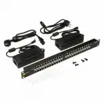 Патч-панель LANMASTER LAN-PP24-POE/A2 (24 порта, Cat. 5e)
