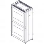 Серверный шкаф Systeme Electric Uniprom 42U-600/1070 UR3100