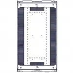 Серверный шкаф Systeme Electric Uniprom 48U-600/1070 UR3107