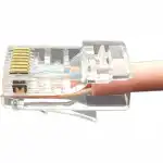 Коннектор Hyperline Разъем легкой оконцовки RJ-45 (8P8C) под витую пару PLEZ-8P8C-U-C6-100