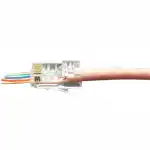 Коннектор Hyperline Разъем легкой оконцовки RJ-45 (8P8C) под витую пару PLEZ-8P8C-U-C6-100