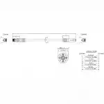 Патч-корд Hyperline Патч-корд U/UTP Cat.6a 10 м серый PC-LPM-UTP-RJ45-RJ45-C6a-10M-LSZH-GY