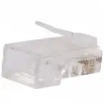 Коннектор Hyperline Разъем легкой оконцовки RJ-45 (8P8C) под витую пару (100 шт.) PLEZ-8P8C-U-C5-100