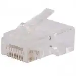 Коннектор Hyperline Разъем легкой оконцовки RJ-45 (8P8C) под витую пару (100 шт.) PLEZ-8P8C-U-C5-100