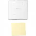 Сетевая розетка Hyperline Розетка компьютерная RJ-45(8P8C) категория 5e двойная внешняя SB1-2-8P8C-C5e-WH