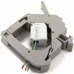 Аксессуар для кабельных сетей Hyperline Крепление для Keystone Jack на DIN-рейку в распределительные щиты для промышленных решений с 2-мя боковыми крышками ширина 21 мм FP-IE-DIN-KJ-1A-GY