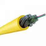 Оптический кабель Hyperline Кабель волоконно-оптический 9/125 (G.652D) одномодовый 4 волокна FO-AWS1-IN-9-4-LSZH-YL