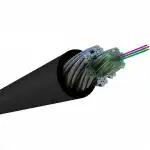 Оптический кабель Hyperline Кабель волоконно-оптический 9/125 (G.652D) одномодовый 8 волокон FO-AWS2-OUT-9-8-PE-BK
