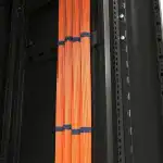 Аксессуар для серверного шкафа Hyperline Перфорированный вертикальный кабельный организатор-лоток 150х9 мм высотой 1868 мм для шкафа серии TTR TTB для шкафа высотой 42U CDV-150x9-42U-RAL9005