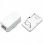 Кабельный канал Hyperline Корпус настенной розетки для установки 1-ой вставки типа Keystone Jack белый SBB3-1-WH