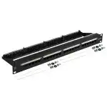 Патч-панель LANMASTER LAN-PPN24U6A (24 порта, UTP, Cat. 6a)