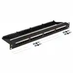 Патч-панель LANMASTER LAN-PPN24U5E (24 порта, UTP, Cat. 5e)