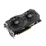 Видеокарта Asus NVIDIA GeForce GTX 1050 TI DVI х 2, HDMI х 1, Display Port x 1, HDCP STRIX-GTX1050TI-4G-GAMING (4 ГБ)