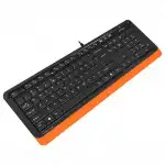 Клавиатура A4Tech Клавиатура Fstyler FK10 FK10 ORANGE (Проводная, USB)