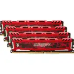 ОЗУ Crucial Ballistix Sport LT Red 4x16Gb BLS4K16G4D32AESE (DIMM, DDR4, 64 Гб (4 х 16 Гб), 3200 МГц)