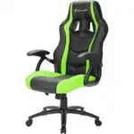 Компьютерный стул Sharkoon Shark Skiller SGS1 Black/Green SKILLER-SGS1-BK/GN