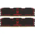 ОЗУ GoodRam Iridium (IR-X3200D464L16S/16GDC) (8Gbx2) (DIMM, DDR4, 16 Гб (2 х 8 Гб), 3200 МГц)