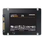 Внутренний жесткий диск Samsung SSD 870 EVO 1 ТБ SATA 2.5" MZ-77E1T0BW (SSD (твердотельные), 1 ТБ, 2.5 дюйма, SATA)