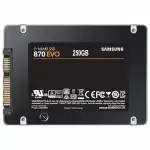 Внутренний жесткий диск Samsung 870 EVO Client SSD 250 ГБ MZ-77E250BW (SSD (твердотельные), 250 ГБ, 2.5 дюйма, SATA)