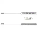 Аксессуар для ПК и Ноутбука j5create Мульти-переходник USB-C с HDMI / Ethernet / USB Type-A 3.1 /PD 3.0 JCD383