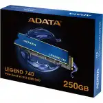 Внутренний жесткий диск ADATA Legend 740 ALEG-740-250GCS (SSD (твердотельные), 250 ГБ, M.2)