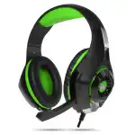 Наушники CROWN micro CMGH-101T Black&green