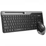 Клавиатура + мышь A4Tech FB2535C-Smoky Grey