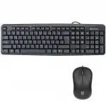 Клавиатура + мышь Defender HB-520 KZ + MS-759 черный 45527/52759