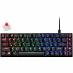 Клавиатура 2E KG380 RGB Black Red Switch 2E-KG380UBK-RD (Беспроводная, USB)