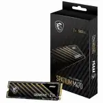 Внутренний жесткий диск MSI SPATIUM M470 SPATIUM M470 PCIe 4.0 NVMe M.2 2TB (SSD (твердотельные), 2 ТБ, M.2)