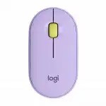 Мышь Logitech Pebble M350 Wireless Mouse - LAVENDER LEMONADE 910-006752 (Бюджетная, Беспроводная)