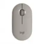 Мышь Logitech Pebble M350 Wireless Mouse - SAND 910-006751 (Бюджетная, Беспроводная)