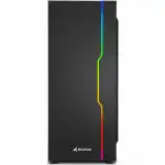 Корпус Sharkoon RGB SLIDER BLACK RGB SLIDER bk (Игровые, Midi-Tower)