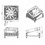 Охлаждение ADVANTECH 1960050255N001 (Для процессора)