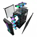 Корпус Wintek FLAME-V2 D537-B TG (Игровые, Midi-Tower)