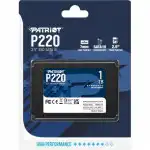 Внутренний жесткий диск Patriot P220 P220S1TB25 (SSD (твердотельные), 1 ТБ, 2.5 дюйма, SATA)