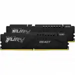 ОЗУ Kingston Fury Beast Black KF552C36BBEK2-16 (DIMM, DDR5, 16 Гб (2 х 8 Гб), 5200 МГц)
