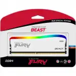ОЗУ Kingston Fury Beast White RGB KF432C16BWA/16 (DIMM, DDR4, 16 Гб, 3200 МГц)