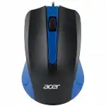 Мышь Acer OMW011 черный/синий ZL.MCEEE.002 (Бюджетная, Проводная)