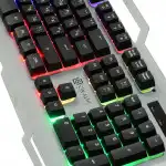 Клавиатура Oklick 747G Frozen Grey USB 1103526 (Проводная, USB)