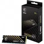 Внутренний жесткий диск MSI SPATIUM M371 (S78-440K160-P83) (SSD (твердотельные), 500 ГБ, M.2)