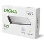 Внешний жесткий диск Digma RUN X DGSR8512G1MSR (512 Гб)