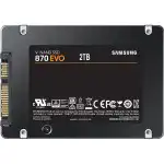 Внутренний жесткий диск Samsung 870 EVO MZ-77E2T0B/EU (SSD (твердотельные), 2 ТБ, 2.5 дюйма, SATA)