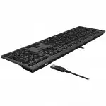 Клавиатура A4Tech Fstyler FX60H (GREY) (WHITE BACKLIT) (Проводная, USB)