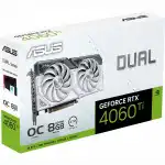 Видеокарта Asus RTX 4060 Ti Dual White OC DUAL-RTX4060TI-O8G-WHITE (8 ГБ)