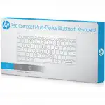 Клавиатура HP 350 Multi-Device Compact Wireless Keyboard - White 692T0AA (Беспроводная, USB)