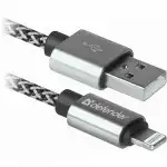 Кабель интерфейсный Defender ACH01-03T PRO 87809 (USB Type A - Lightning (8pin))