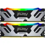 ОЗУ Kingston Fury Renegade Silver RGB KF564C32RSAK2-48 (DIMM, DDR5, 48 Гб (2 x 24 Гб), 6400 МГц)