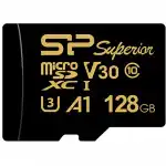 Флеш (Flash) карты Silicon Power Elite microSDXC Class 10 UHS-I U1 SP128GBSTXDV3V1GSP (128 ГБ)