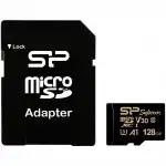 Флеш (Flash) карты Silicon Power Elite microSDXC Class 10 UHS-I U1 SP128GBSTXDV3V1GSP (128 ГБ)